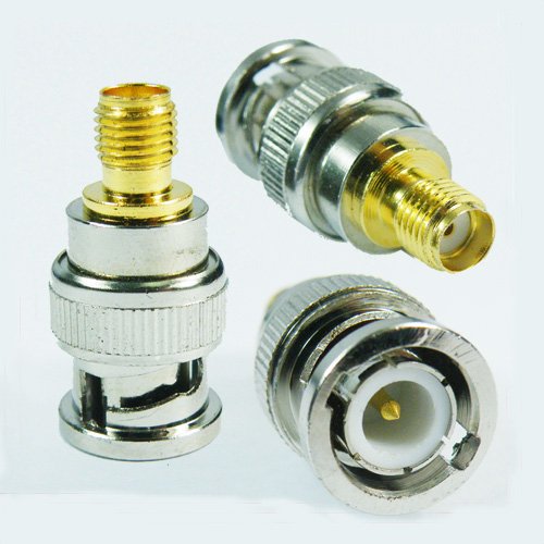 BNC-M to SMA-F Radio Antenna Coax Adapter Kenwood Cable