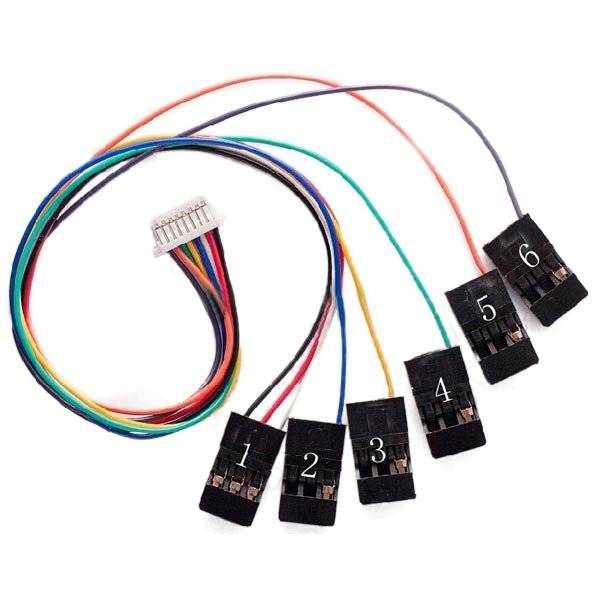 CC3D Flight Controller 8Pin Connection Cable Set ReceiverPort