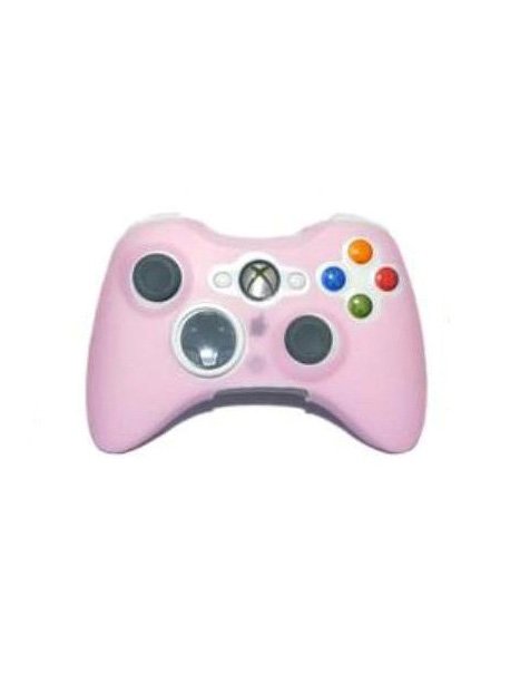 Pink Silicone Skin Case Cover for XBOX 360 Controller