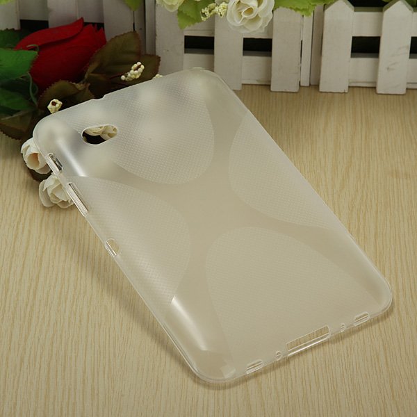X Line Curve TPU Gel Soft Case Back Cover For Samsung GALAXY P3100