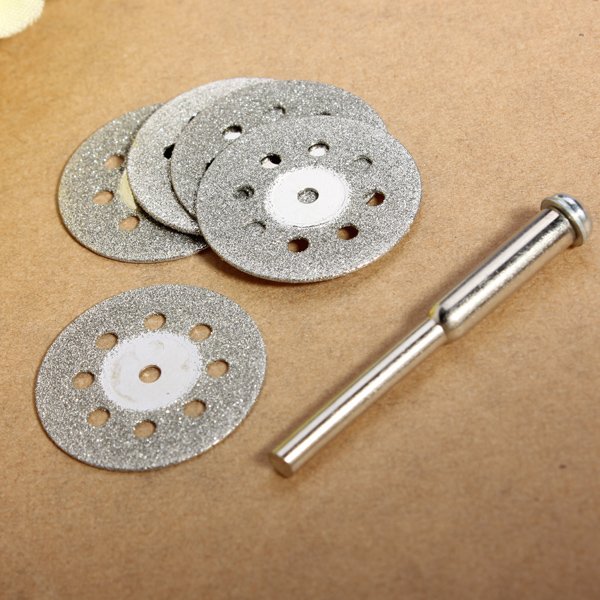 22mm 5pcs Carbon Steel Mini Diamond Cutting Discs Tools