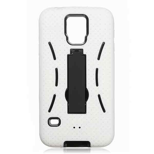 Heavy Duty Kick Stand Silicone Rugged Case For Samsung Galaxy S5 SV