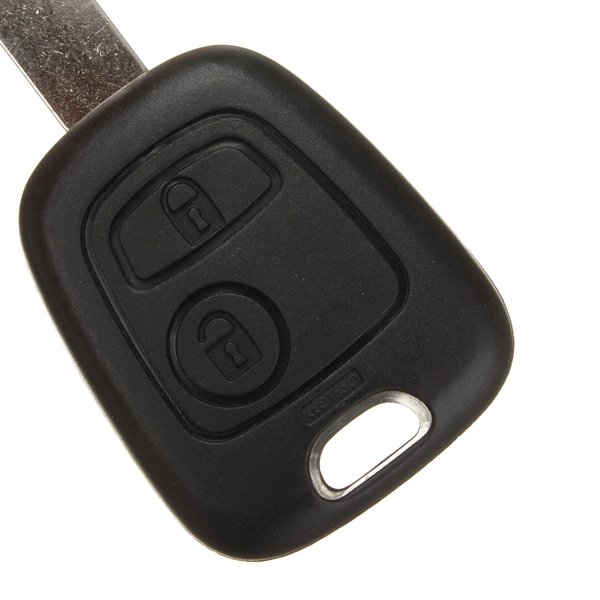 2 Button Remote Key shell Fob Case Blade For Peugeot 407 107 205