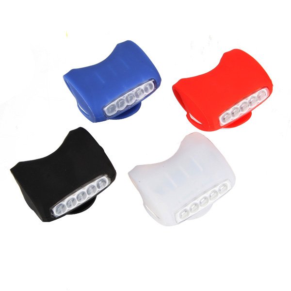 5 LED Silicone Bicycle Caution Safety Rear Lights