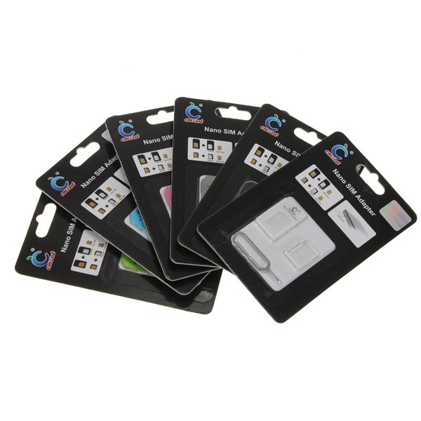 Nano Micro SIM Card Adapter Converter Eject Pin For iPhone 5 5G 4S 4G