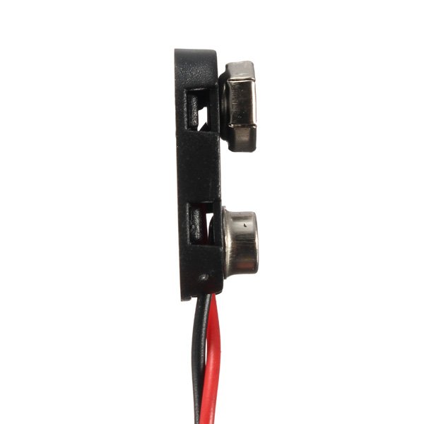 5Pcs 150mm Black PP3 9V Battery Clip Snap On Connector Lead Cable