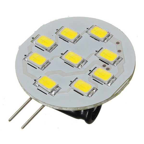 G4 3W LED 9 SMD 5630 Car Pure White Cabinet RV Light Bulb Lamp