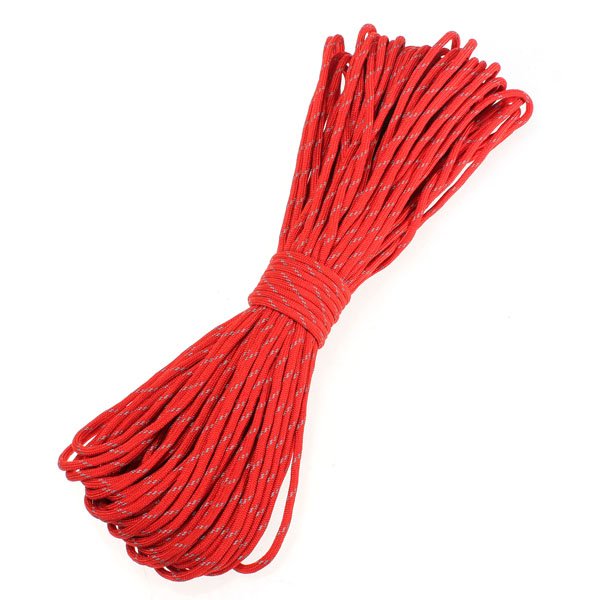 25 Feet 7 Strand Internal Core Reflective Parachute Cord