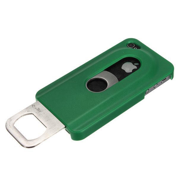 Beer Bottle Opener Slide InOut Hard Case Cover For iPhone 4 4S