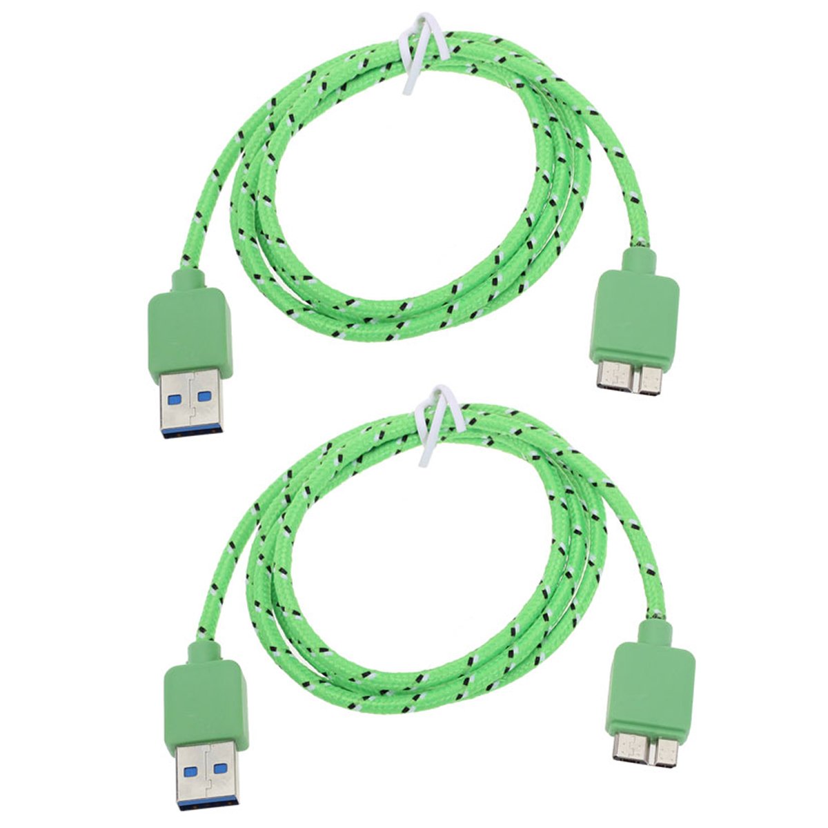 1M Braided Fabric USB Data Sync Charger Cable For Samsung Note 3 S5