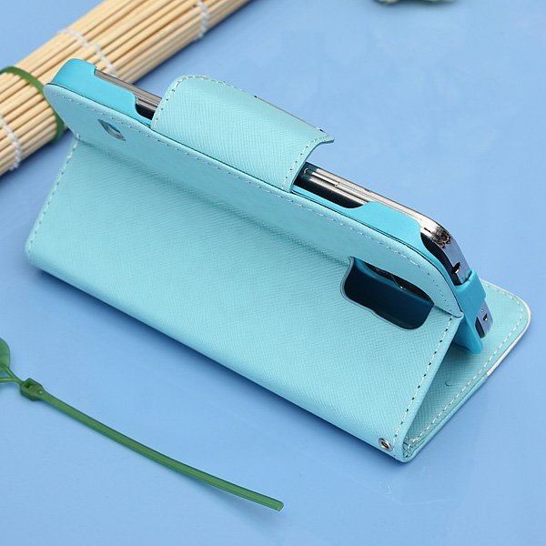 Hybrid Wallet Flip Leather Case For Samsung Galaxy S5 i9600