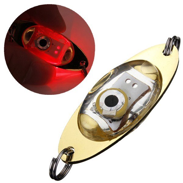 LED Light Bait Deep Drop Underwater Flashing Lamp Metal Light Bait