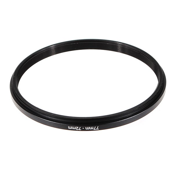 New 77mm-72mm Metal Step Down Lens Filter Ring Stepping Adapter