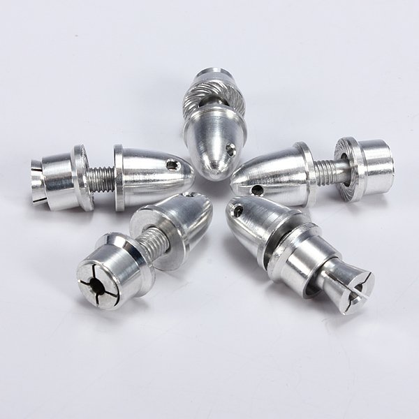 5pcs 3.17mm RC Aluminum Bullet Adapter Holder for Brushless Motor Prop