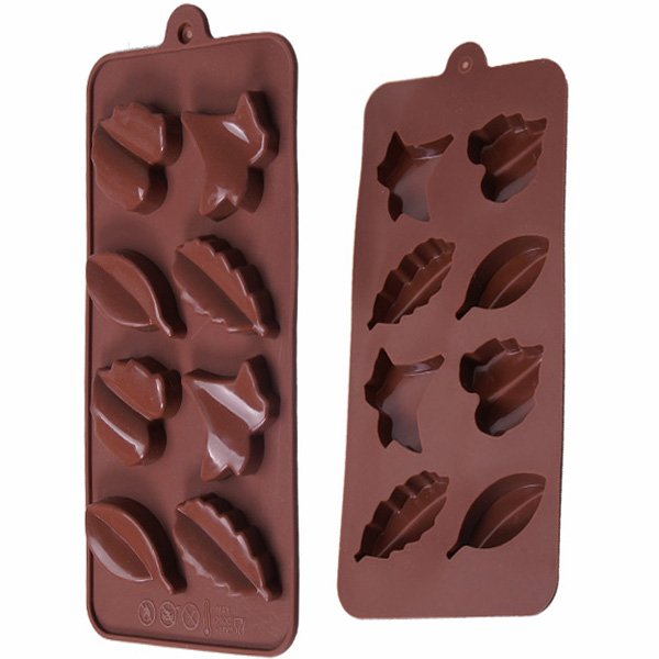 Christmas Leaf Cake Silicone Ice Cube Tray Mould