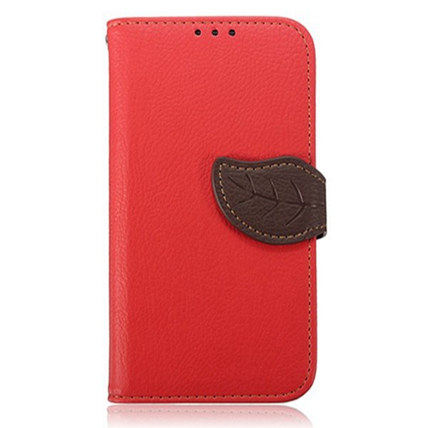 Leaf Magnetic Flip Wallet Card Leather Case For Samsung Galaxy S4