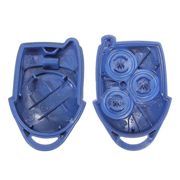 3 Buttons Remote Bule Key FOB Case Shell Cover for Ford