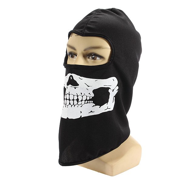 Cycling Mask Skull Bone Balaclava Face Head Wrap Neck Hood Protector