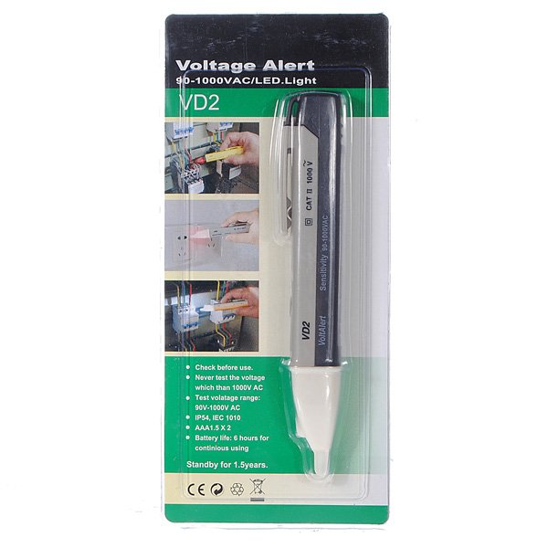 AC Non-Contact Electric Voltage Power Sensor Tester Pen Stick 90-1000V