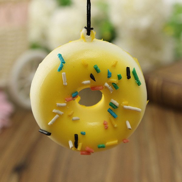 Kawaii Donuts Soft Squishy Cell phone Chain Cute Strap