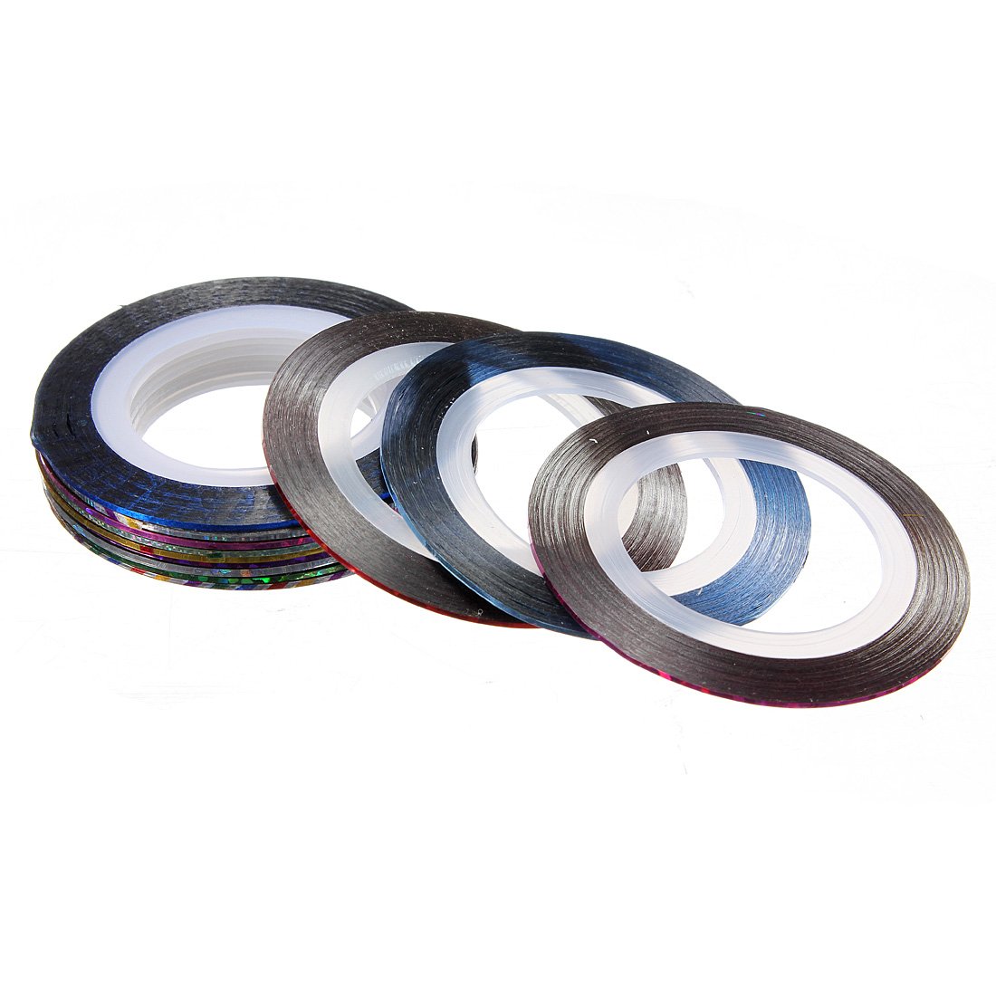 Mixed 12 Colors Nail Art Decoration Tape Line Striping Rolls Sticker