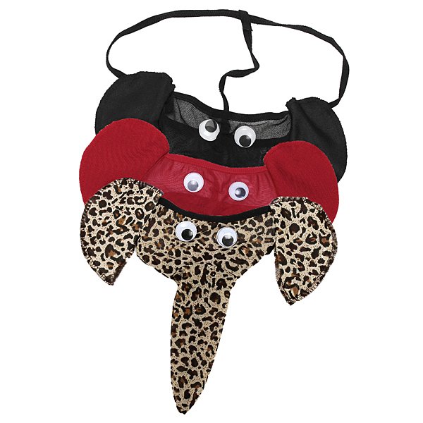 Men's Sexy panties Cartoon Elephant Thong T Underwear