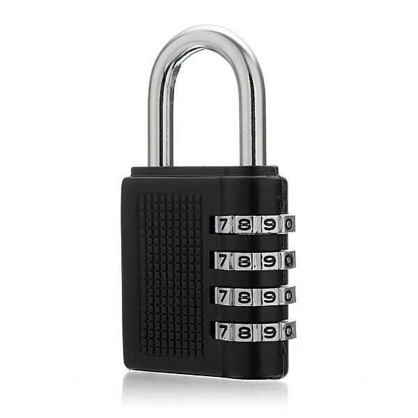 Password Lock 4 Digits Number Combination Security Code Padlock