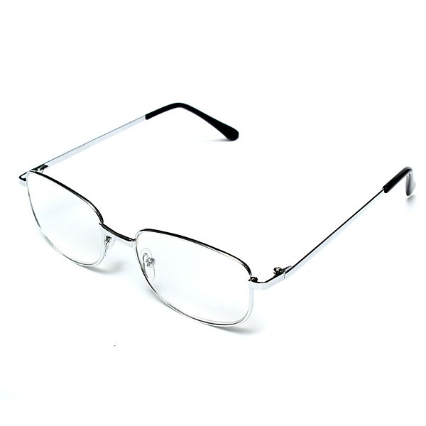 Men Women Light Resin Type Metal Frame Glasses
