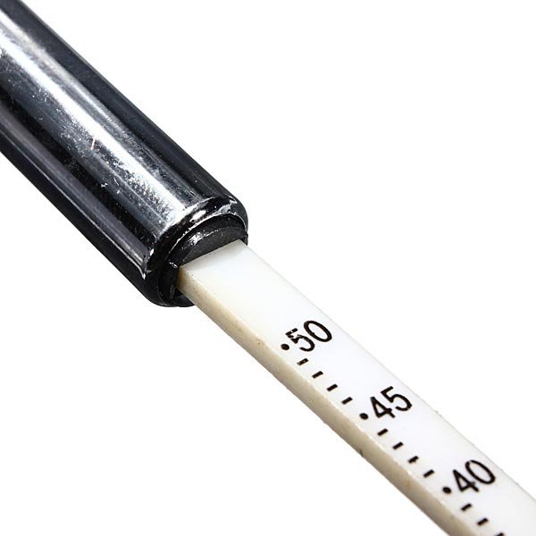 Auto 10-50 PSI Pen Tire Repair Pencil Air Pressure Gauge Silver