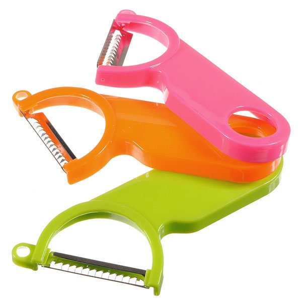 Fruit Vegetable Chopper Serrated Peeler Cutter Slicer Corer