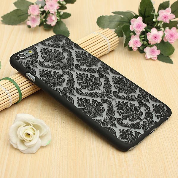 Rubberized Damask Vintage Pattern Case For iPhone 6 Plus