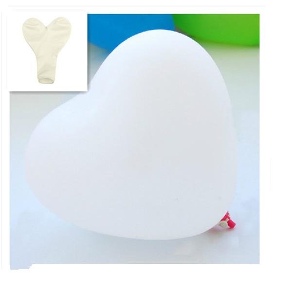 50Pcs Heart-Shaped Latex Balloons Party Holiday Decoration Ballon