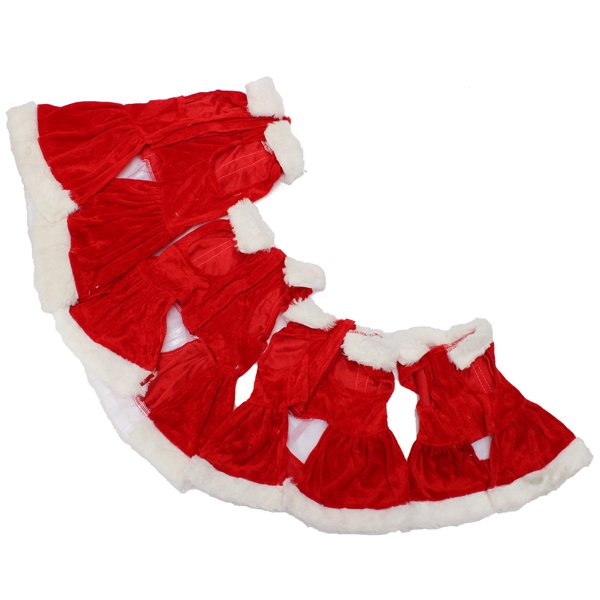 Pet Puppy Dog Christmas Costume Coat Clothes Skirt Dress