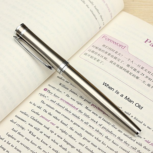 Baoer 3035 Stainless Medium Nib 0.5mm Fountain Pens