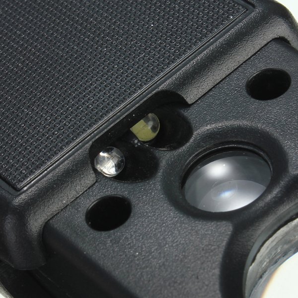 30X 60X Pull Type LED Light Mini Identifying Magnifier Black