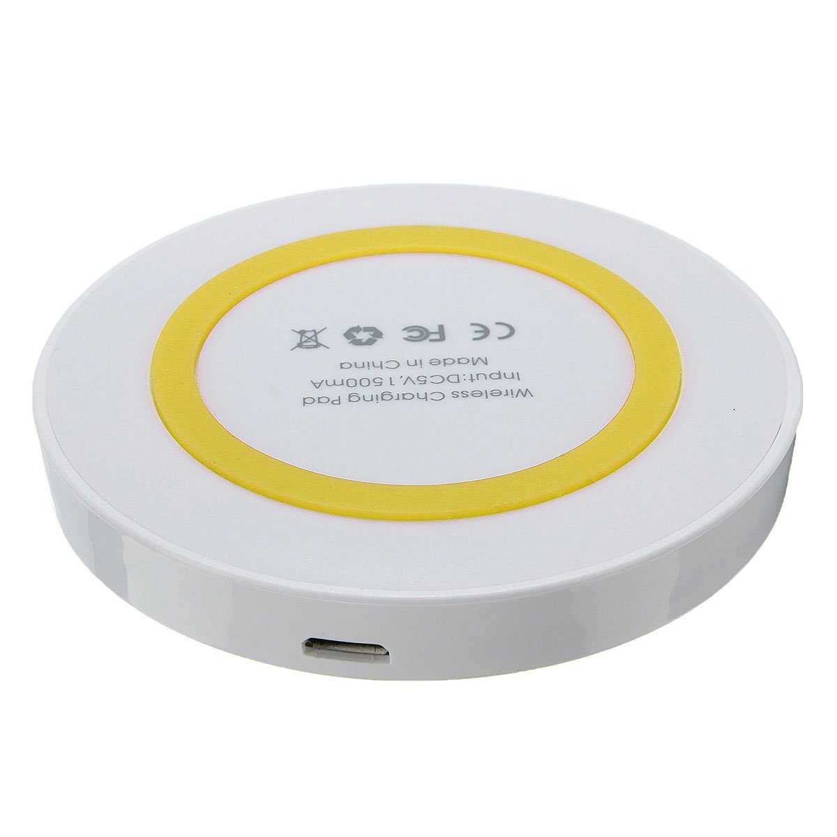 Q5 Wireless Charger Pad Qi Standard Transmitter White Chassis For Phone