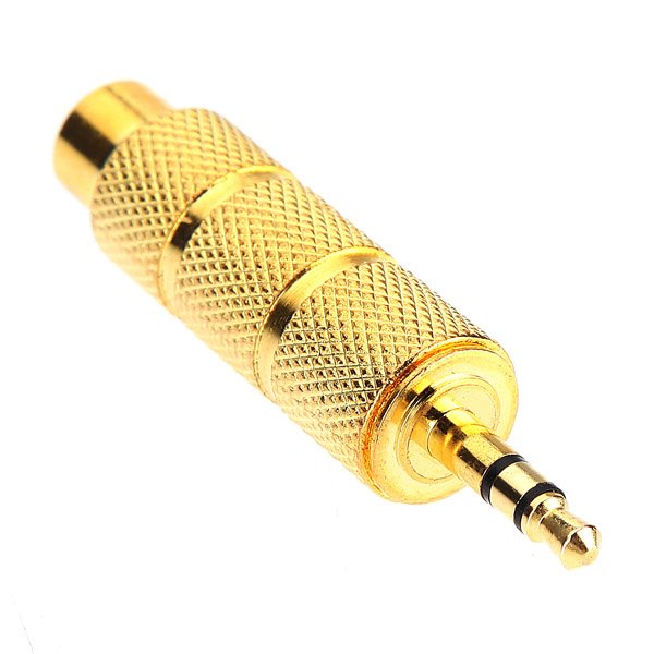 Female to 3.5mm 1/8 Male Plug Stereo Earphone Audio Adapter Converter