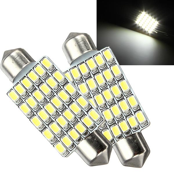 2x1.5W 12V 30 3020-SMD Led Car Interior Festoon Dome Bulb Lights