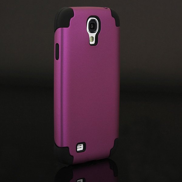 Dual Layer Hybrid Impact Soft Stand Case For Samsung Galaxy S4 i9500