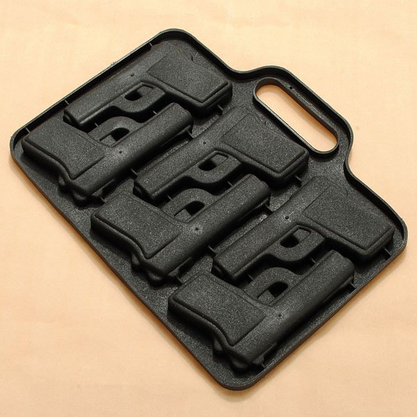 Gun Pistol Freeze Party Bar Ice Jelly Silicone Mold