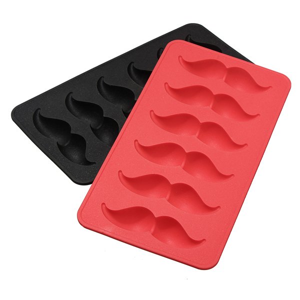 Silicone Mustache Style Ice Tray Ice Candy Mold Pudding Jelly Mold