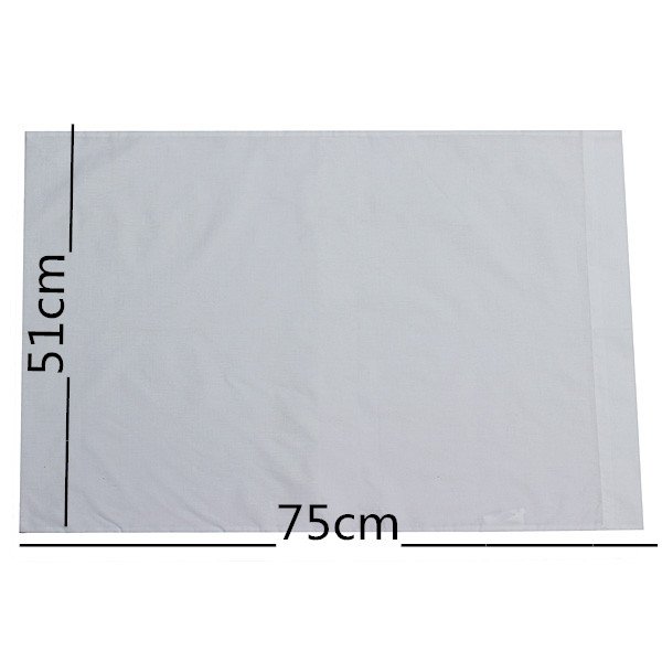 Soft Polyester White Hotel Pillow Case Home Lodge Cushion Cover