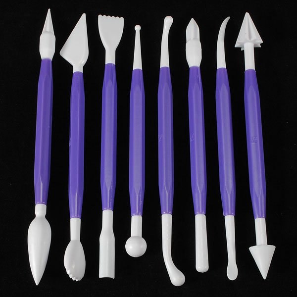 8 pcs Cake Decorating Flower Modelling Carving Tools