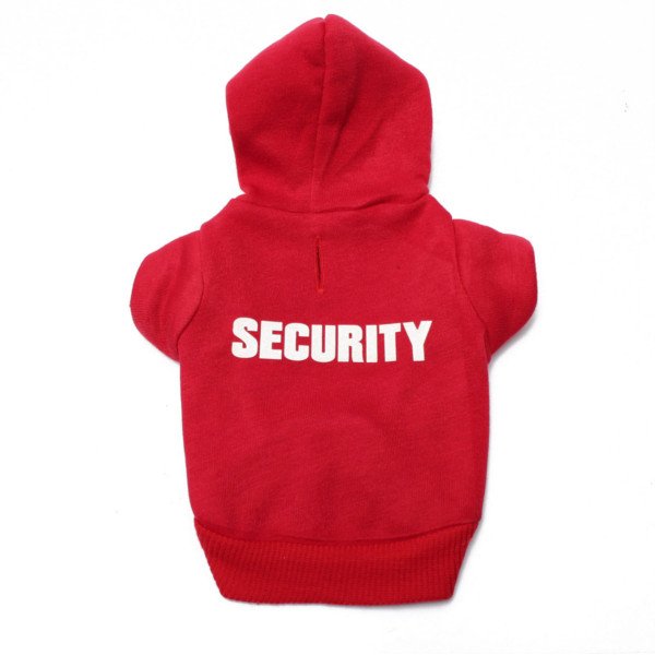 Pet Dog Security Clothes Jumpsuit Puppy Costume Coat Hoodie