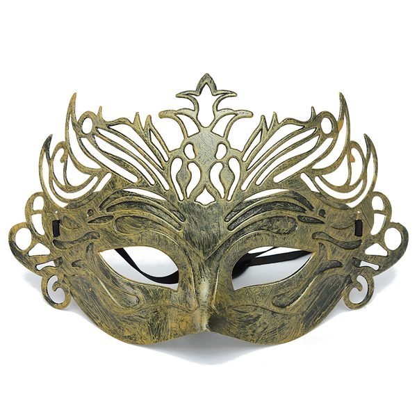 Men Roman Mardi Gras Eye Mask Venetian Crown Masquerade Mask
