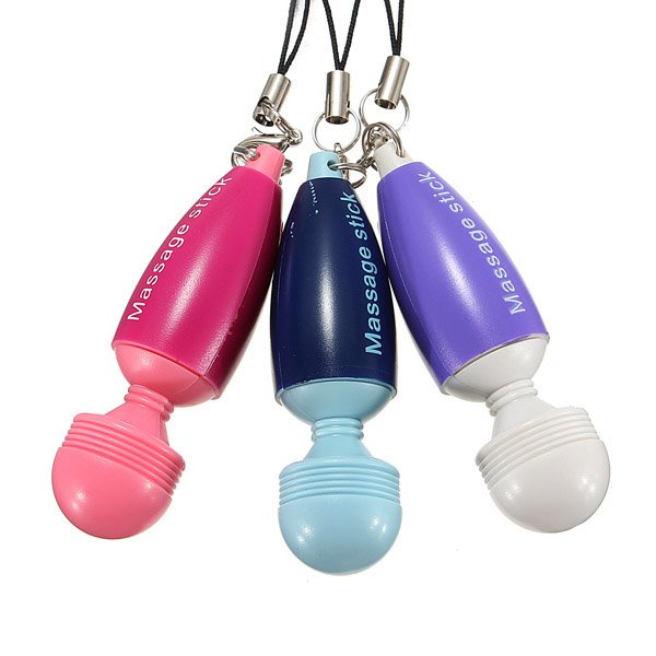 Mini Key-Chain Homedics Handheld Portable Stick Vibrate