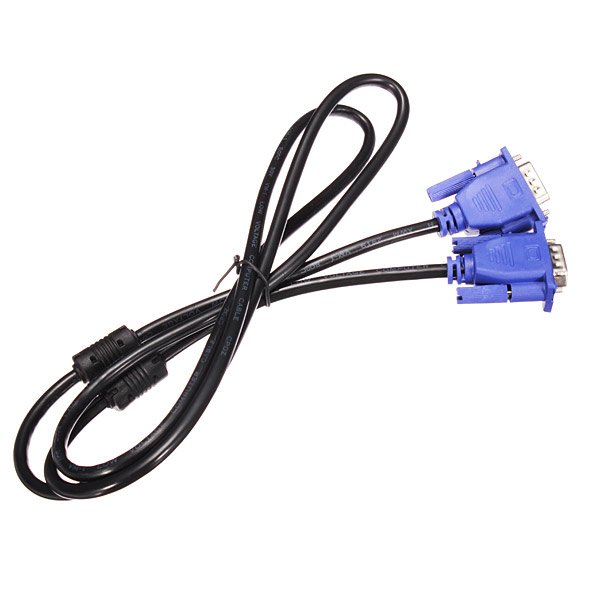 5FT SVGA VGA Monitor M/M Male to Male Extension Cable