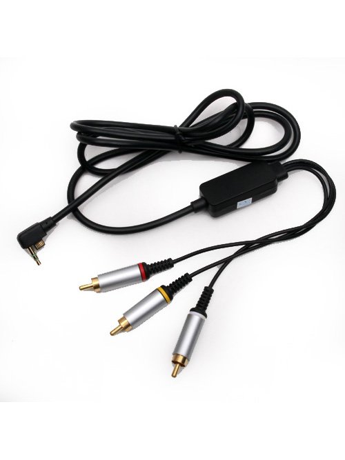 Component AV Video Output RCA Cable For PSP 2000 & 3000