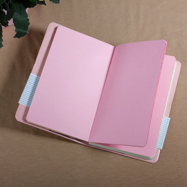 Lovely Mini Smiley Notebook Memo Leather Diary Pocketbook