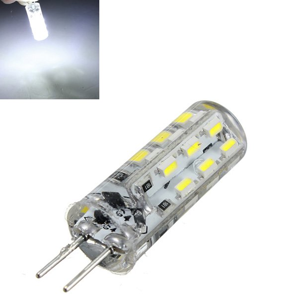 G4 1.5W 195LM Pure White 24 3014 SMD LED Light Bulb DC 12V